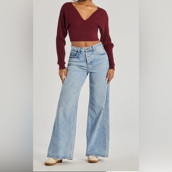 Windsor Feeling Cozy Ribbed Knit Long Sleeve Top - Picture 5 of 9